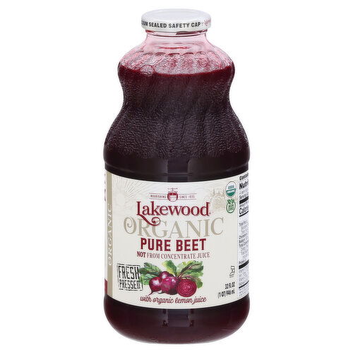 Lakewood Juice, Organic, Pure Beet