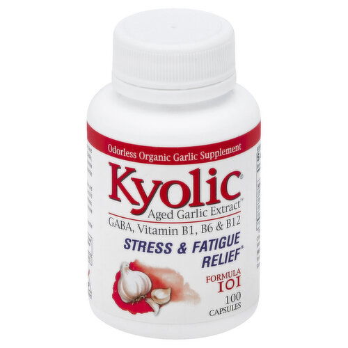 Kyolic Formula 101, Stress & Fatigue Relief, Capsules