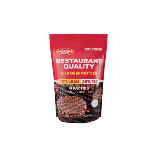 Holten Restaurant Quality 1/4lb Beef Patties