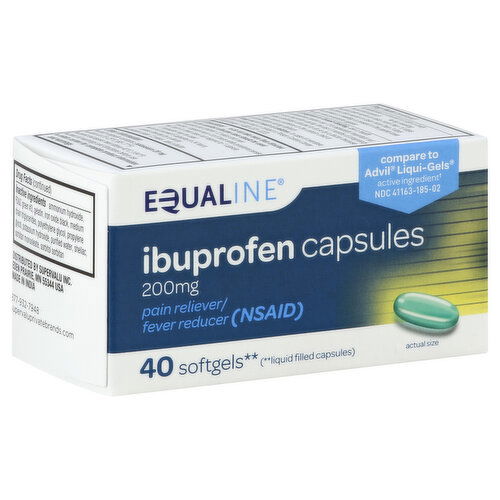 Equaline Ibuprofen, 200 mg, Capsules