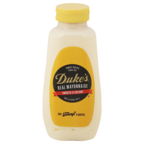 Duke's Mayonnaise, Smooth & Creamy, Real