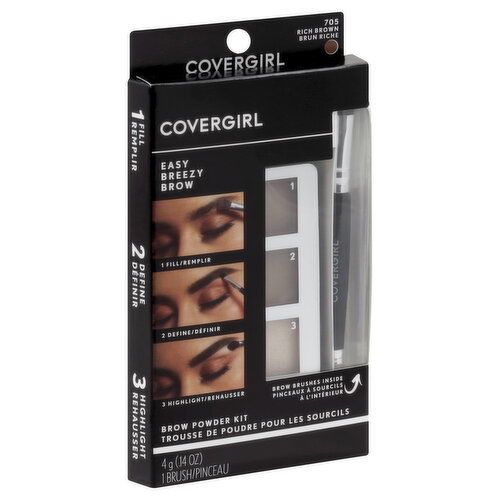 CoverGirl Brow Powder Kit, Rich Brown 705