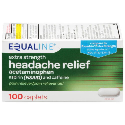 Equaline Headache Relief, Extra Strenght, Caplets