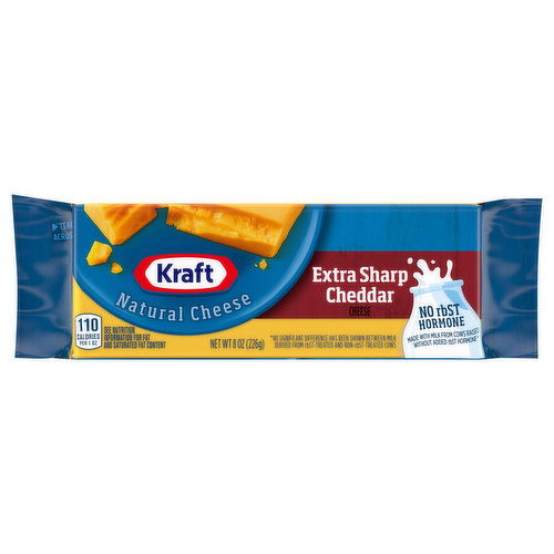 Kraft Cheese, Cheddar, Extra Sharp