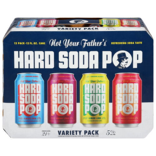 Not Your Father's Hard Soda Pop, Assorted, Variety Pack