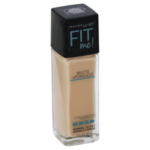 maybelline Fit Me Foundation, with Clay, Matte + Poreless, Pure Beige 235