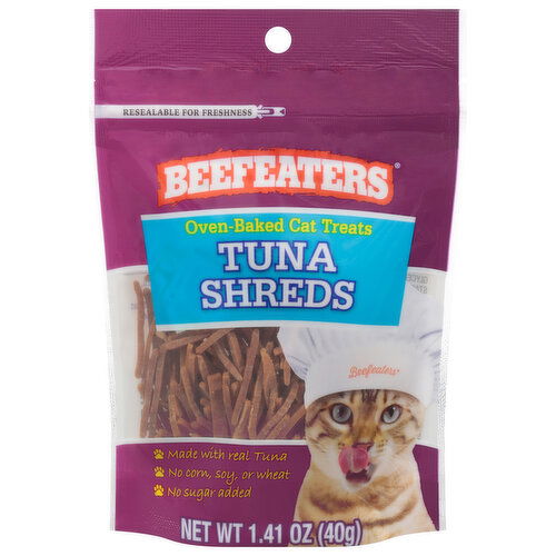 Beefeaters Cat Treats, Oven-Baked, Tuna Shreds