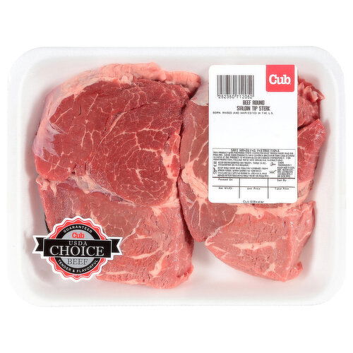 Cub Beef Round Sirloin Tip Steak