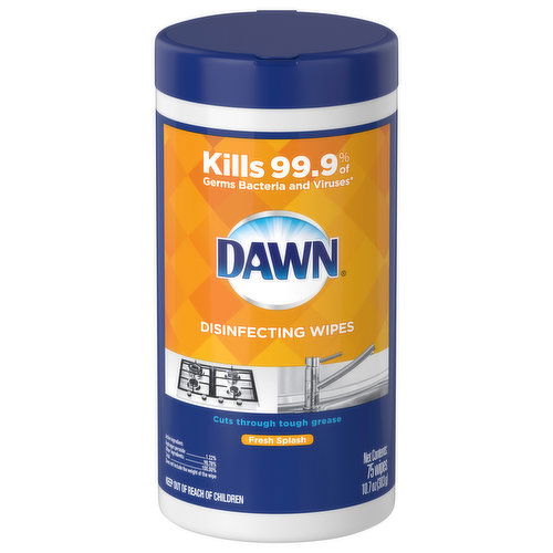 Dawn Disinfecting Wipes, Fresh Splash