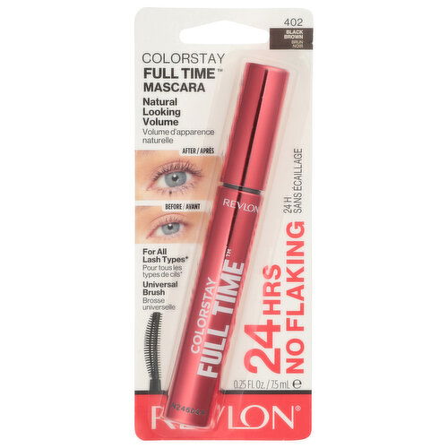 Revlon ColorStay Full Time Mascara, 402 Black Brown