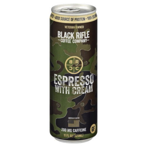 Black Rifle Coffee, Espresso with Cream