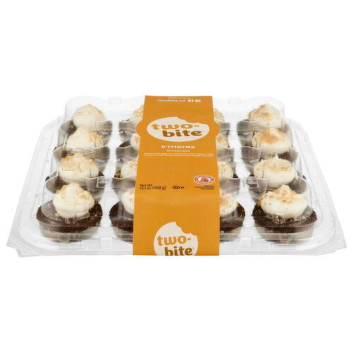 Two-Bite S'mores Brownies