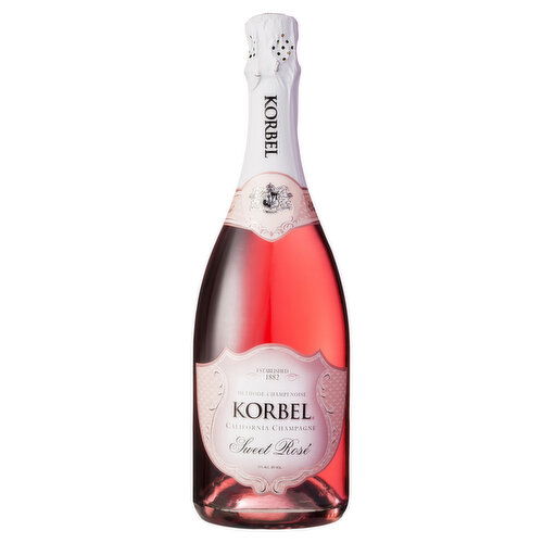 Korbel Sweet Rose Champagne, California Champagne