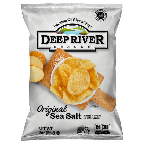 Deep River Snacks Kettle Cooked Original Sea Salt Potato Chips