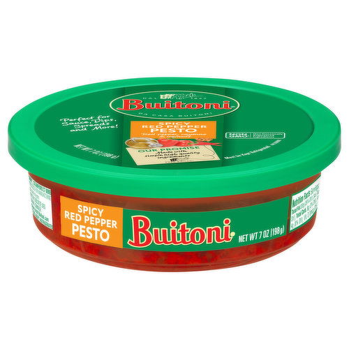 Buitoni Spicy Red Pepper Pesto, Refrigerated Pesto Sauce