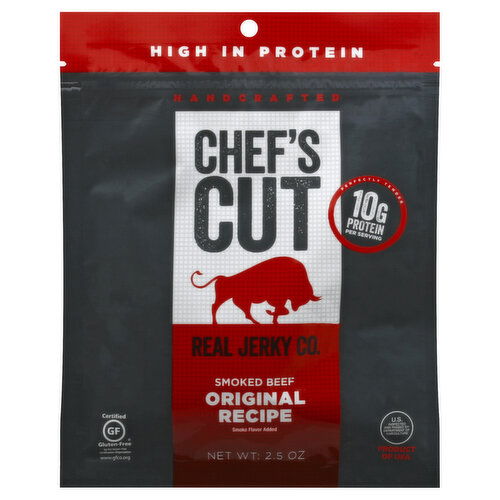 Chef's Cut Jerky, Smoked Beef, Original Recipe