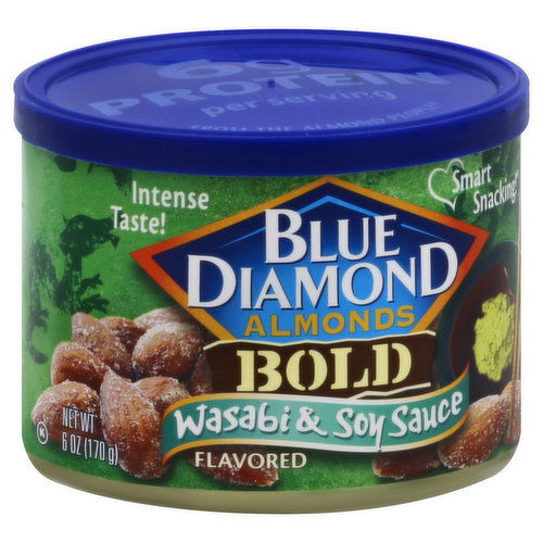 Blue Diamond Bold Almonds, Wasabi & Soy Sauce Flavored