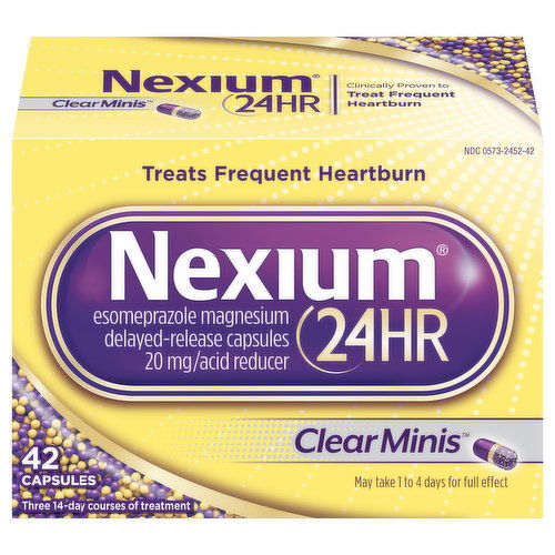 Nexium ClearMinis Acid Reducer, 24HR, 20 mg, Capsules