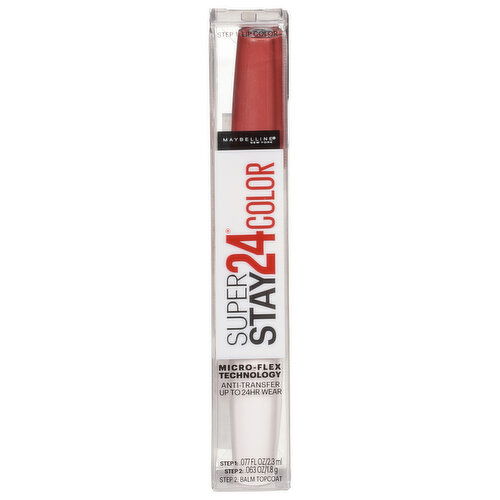 Maybelline Super Stay Lip Color/Balm Topcoat, 24 Color, 150 Timeless Toffee