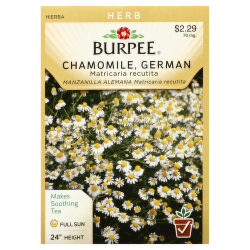 Burpee Seeds, Chamomile, German