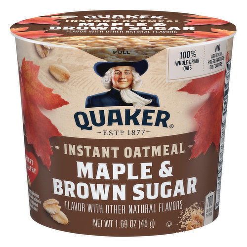 Quaker Instant Oatmeal, Maple & Brown Sugar