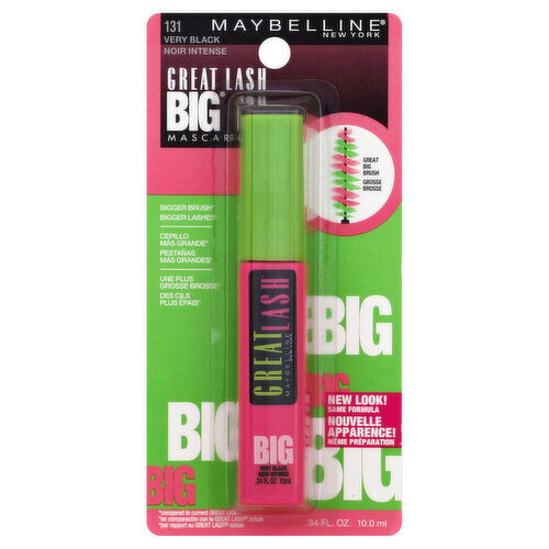 maybelline Great Lash Mascara, Very Black 131