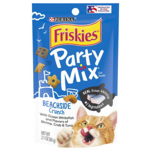 Friskies Party Mix Cat Treats, Beachside Crunch