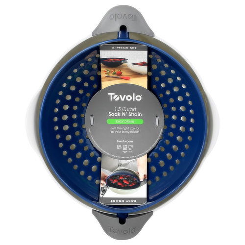 Tovolo Soak N' Strain, 1.5 Quart, 2-Piece Set
