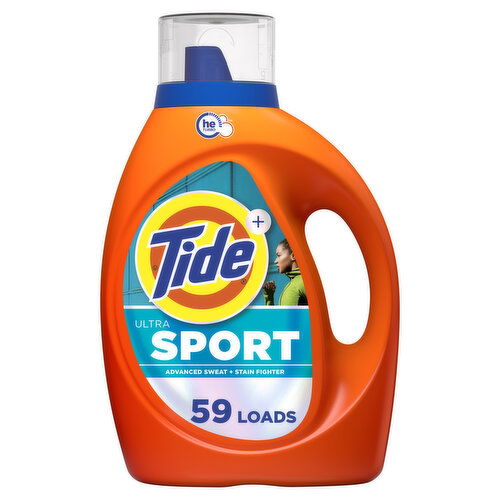 Tide Fabric care Ultra Sport Liquid Laundry Detergent, 59 Loads
