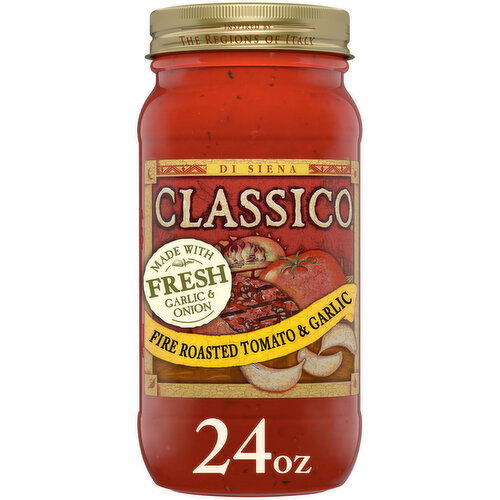 Classico Fire Roasted Tomato & Garlic Pasta Sauce