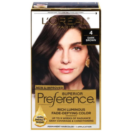 Superior Preference 4 Dark Brown Permanent Haircolor