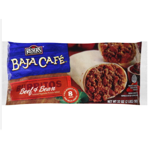 Reser's Baja Café Beef & Bean Burrito