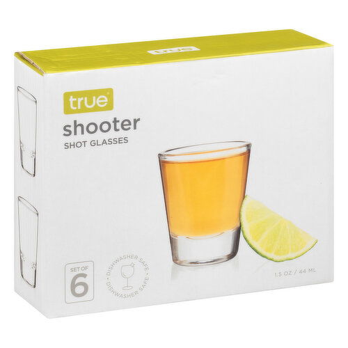 TRUE Shot Glasses, Shooter, 1.5 Ounce