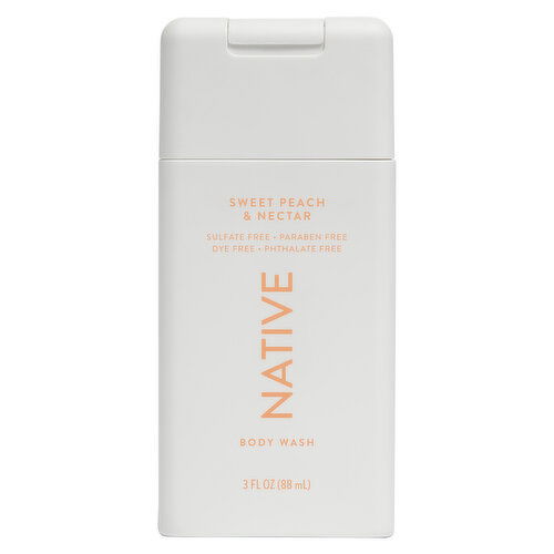 Native Sweet Peach & Nectar Body Wash