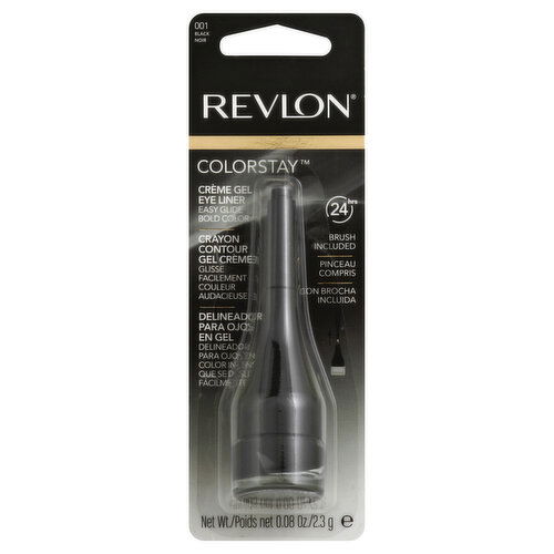 Revlon ColorStay Eye Liner, Creme Gel, Black 001