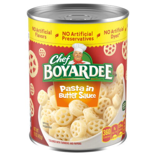 Chef Boyardee Pasta in Butter Sauce