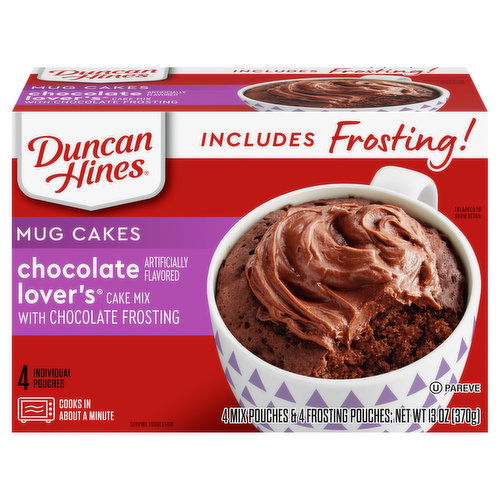 Duncan Hines Mug Cakes, Chocolate Lover's