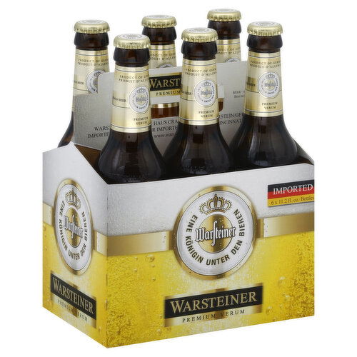 Warsteiner Beer, German, Premium Verum