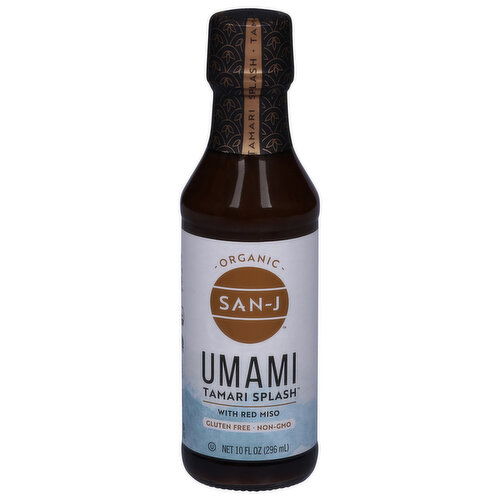 San-J Tamari Splash, with Red Miso, Organic, Umami