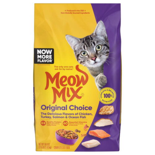 Meow Mix Cat Food, Complete, Original Choice