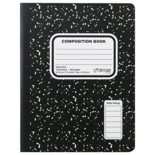 Top Flight Composition Book, Wide Rule