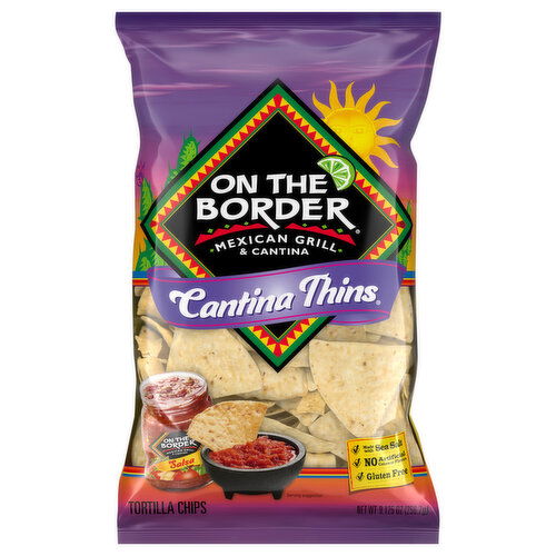 On the Border Tortilla Chips, Cantina Thins