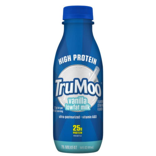 TruMoo Milk, Lowfat, Vanilla, 1% Milkfat