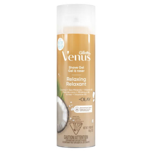 Venus Relaxing Relaxing Coconut Scented Shaving Cream Gel