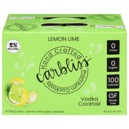 Carbliss Lemon Lime Vodka Cocktail