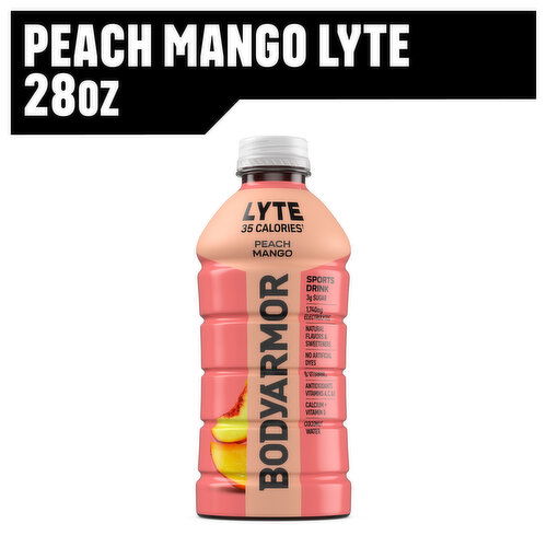 BODYARMOR Lyte Peach Mango Electrolyte Sports Drink