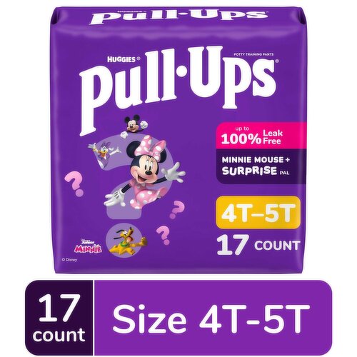 Pull-Ups Girls' 4T-5T (38-50 lbs) Disney Junior Minnie Training Pants