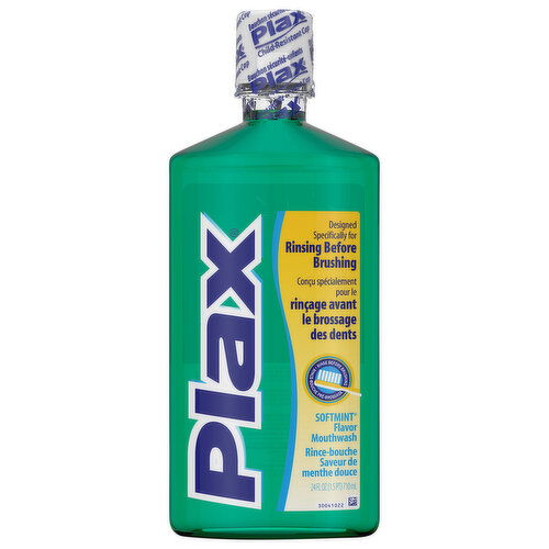 Plax Softmint Flavor Mouthwash