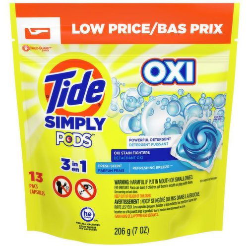 Tide + Oxi Pods