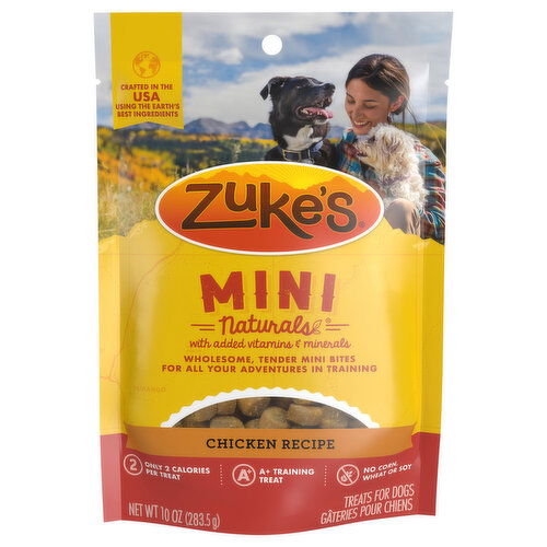 Zuke's Mini Naturals Chicken Recipe Treats for Dogs